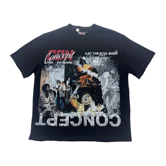 concept la soul boxy tee black