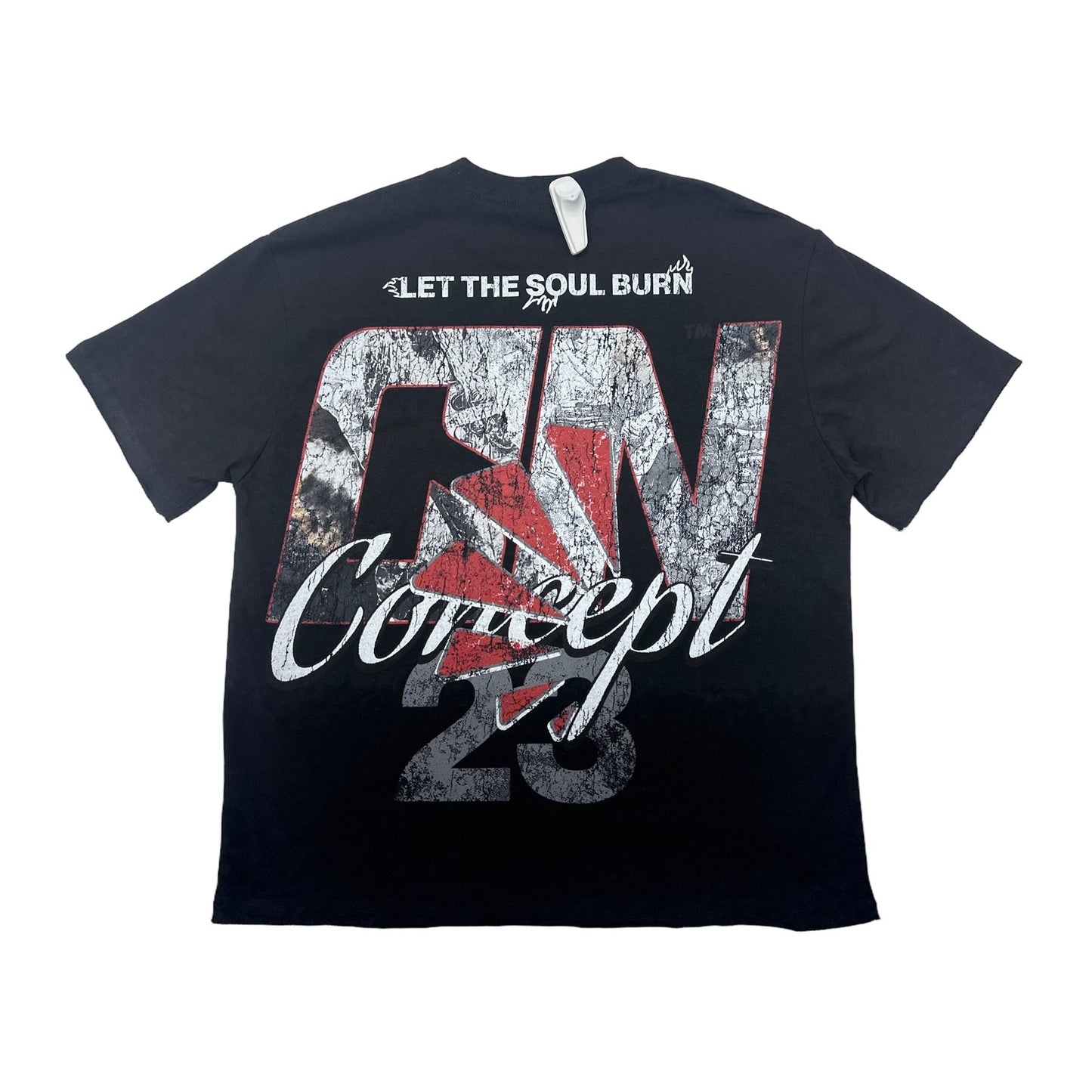 concept la soul boxy tee black