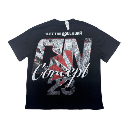 concept la soul boxy tee black