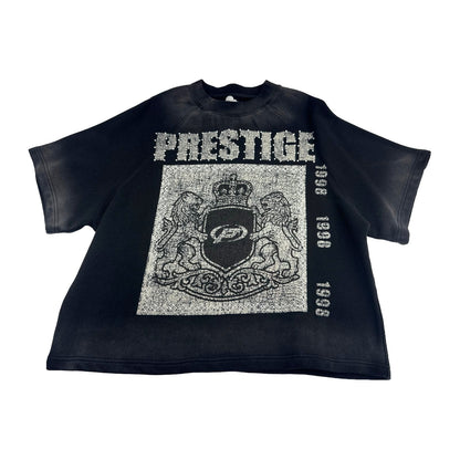 Prestige "1998" Crest Sweatshirt — Black Wash