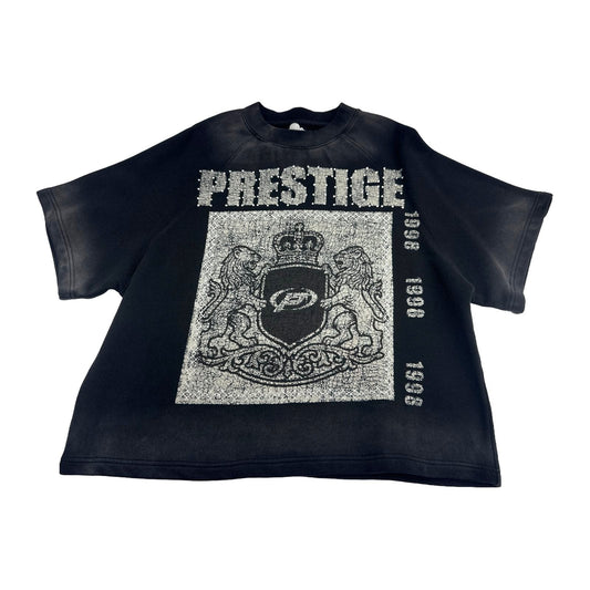 Prestige "1998" Crest Sweatshirt — Black Wash