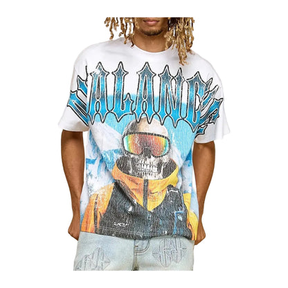 KDNK "Avalanche" Tee — White