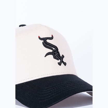 Reference Bullsox Cream/Black snapback hat