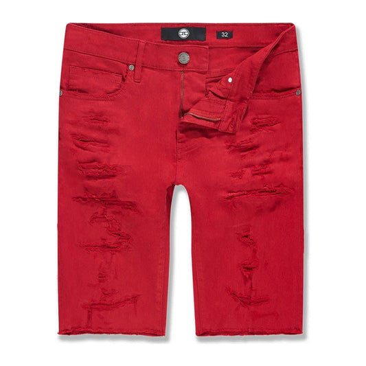 Jordan Craig "OG Tulsa" Twill Short — Red — Jordan Craig