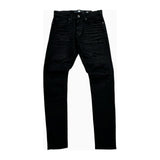 Jordan Craig Ross Slim Distressed Jean — Jet Black — Jordan Craig