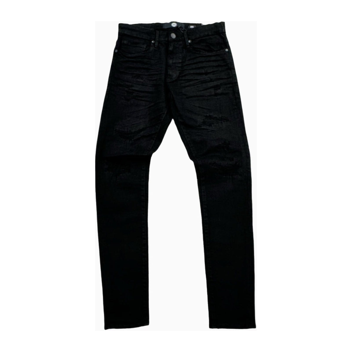 Jordan Craig Ross Slim Distressed Jean — Jet Black — Jordan Craig