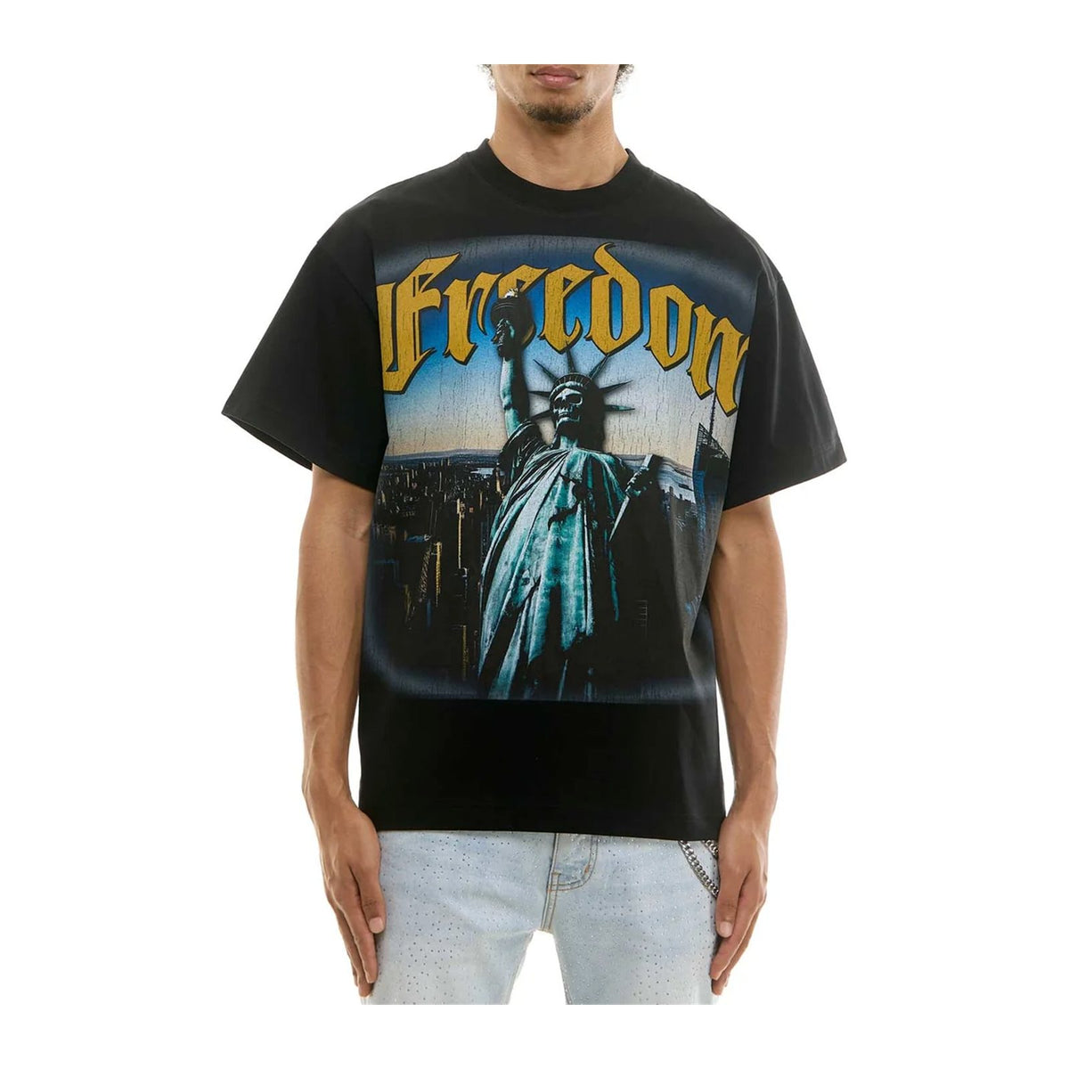 KDNK "Freedom" Tee — Black — KDNK — view 2
