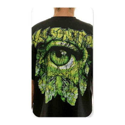 KDNK "Flaming Skulls" Tee — Black — KDNK — view 3