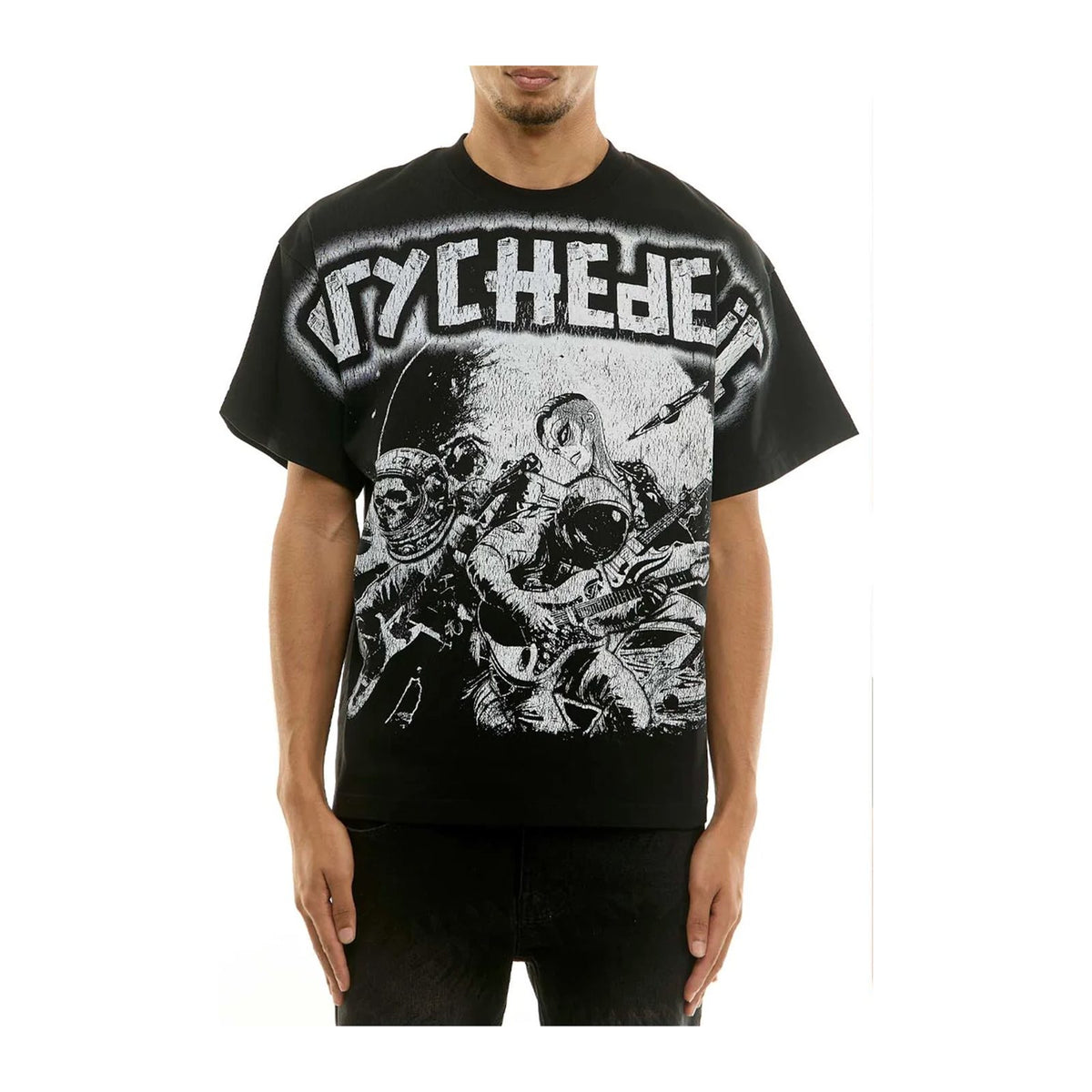KDNK "Psychedelic Tour 2026" Astronaut Tee — Black — KDNK — view 2