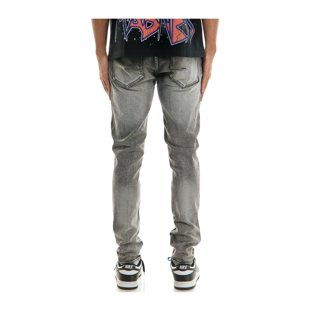 KDNK Everyday Skinny Jean — Medium Grey — KDNK — view 4