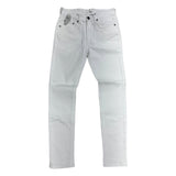 kdnk sk201 skinny flare jean white