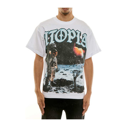 KDNK "Utopia" Tee — White — KDNK — view 2