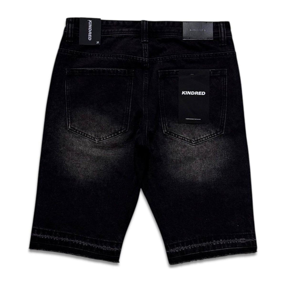 Kindred Rhinestone Denim Short — Black Wash — Kindred — view 3