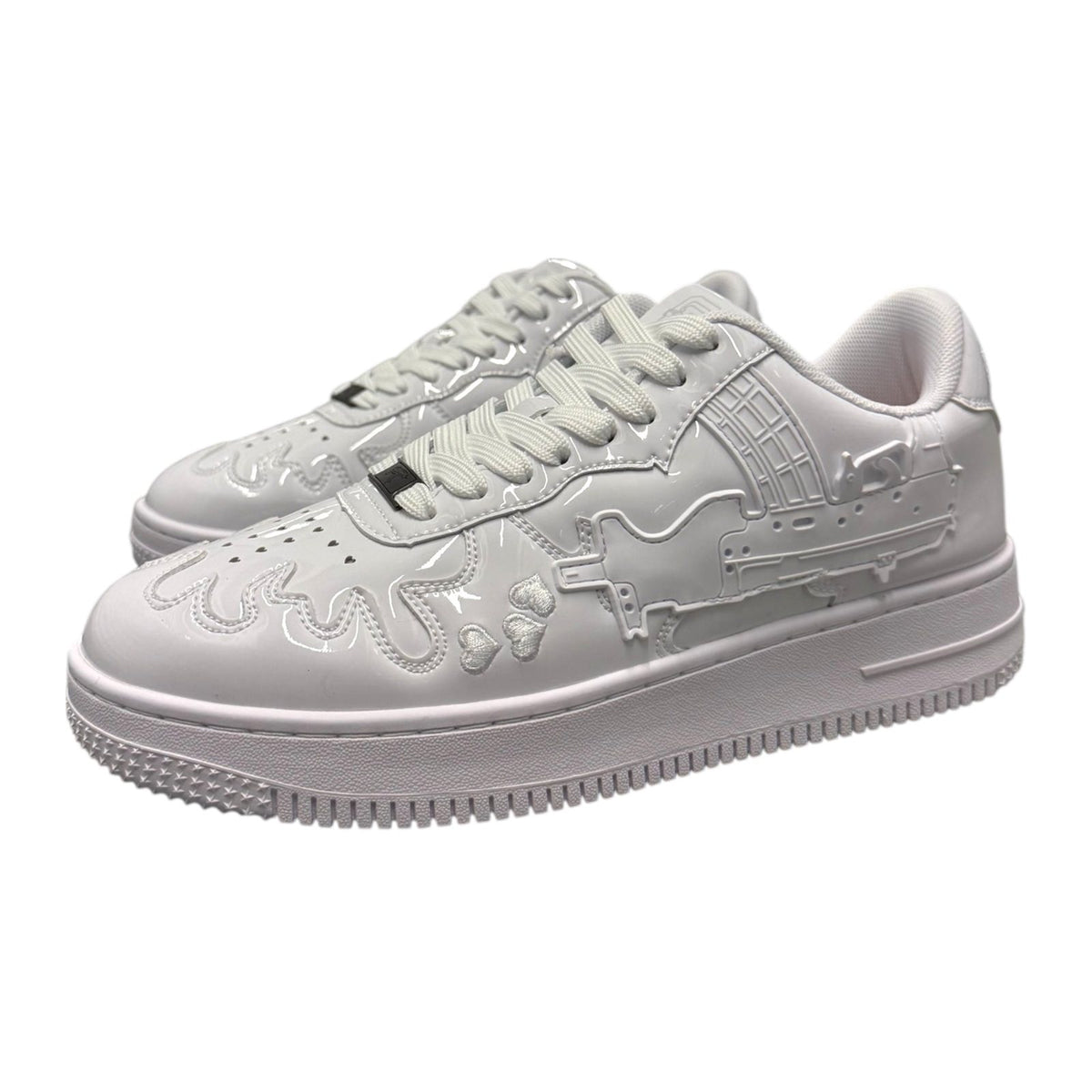 Love Kills "Purgers" Sneaker — White — Love Kills — view 3