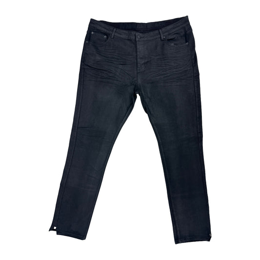 Midnight Black Coated Skinny Jean