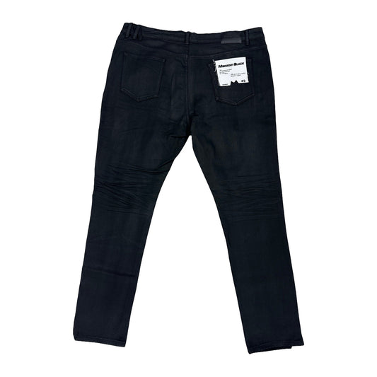 Midnight Black Coated Skinny Jean — view 2