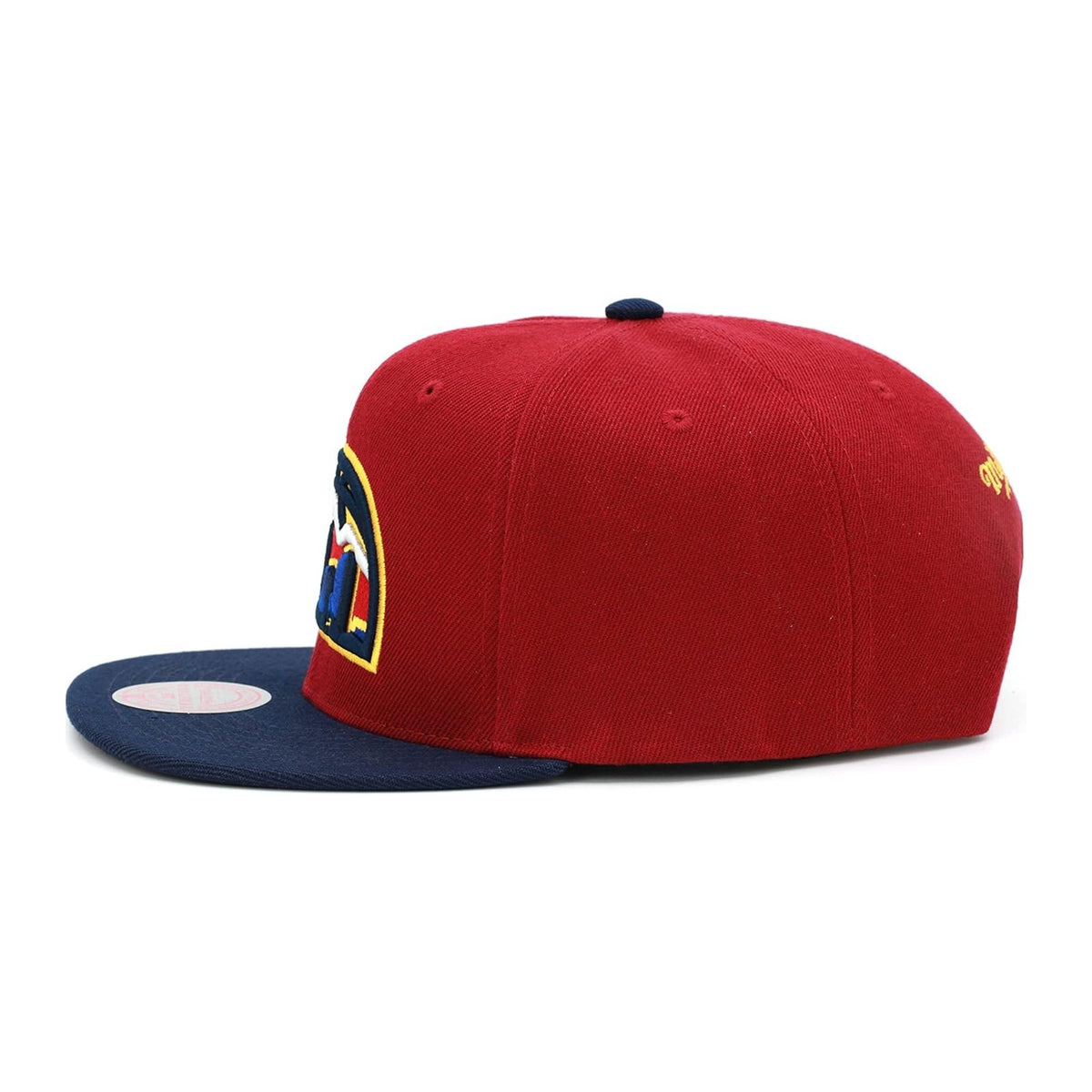 Mitchell & Ness Denver Nuggets 2-Tone Snapback — Maroon/Navy — Mitchell & Ness — view 3