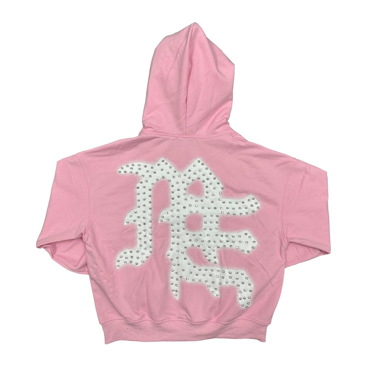 Mixed Emotion Never Dies Pink Hoodie — Mixed Emotion — view 3
