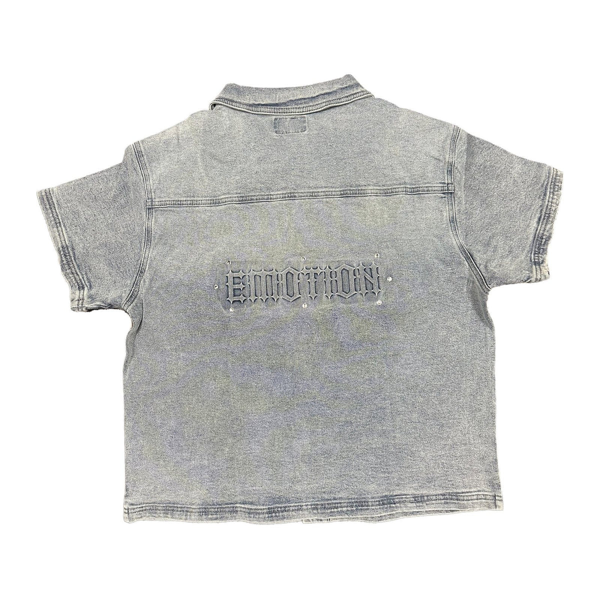 Mixed Emotion Jean Shirt — Blue — Mixed Emotion — view 3