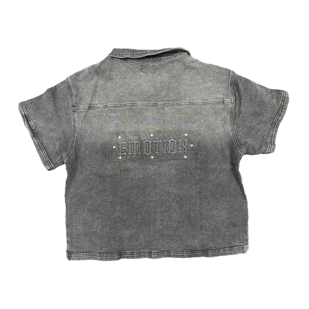 Mixed Emotion Jean Shirt — Grey — Mixed Emotion — view 3