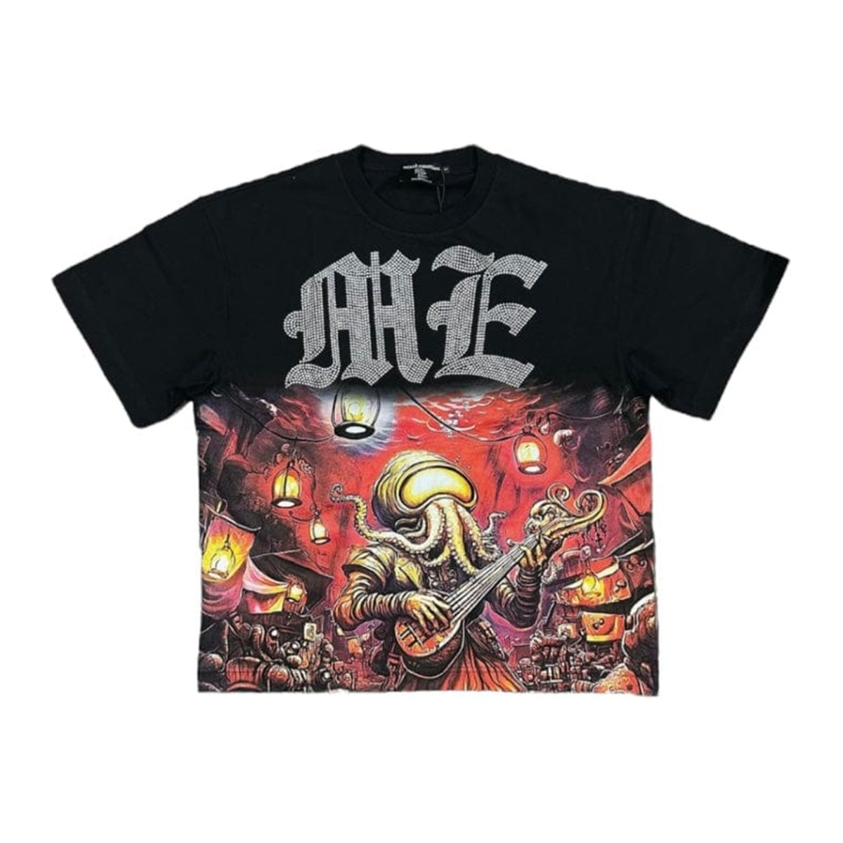 Mixed Emotion MF Squid Guitar Tee — Black — Mixed Emotion — view 2