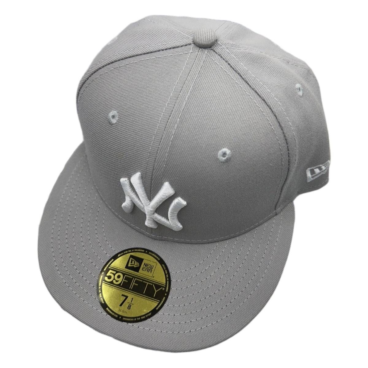 New Era New York Yankees 59FIFTY Fitted — Grey — view 2