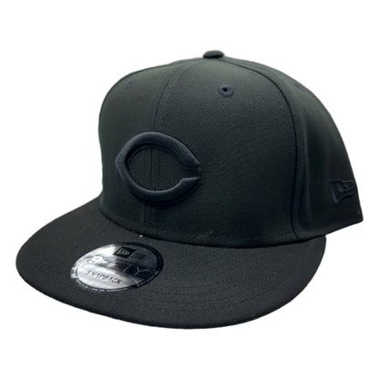 New Era Cincinnati Reds 9FIFTY Snapback — Black on Black