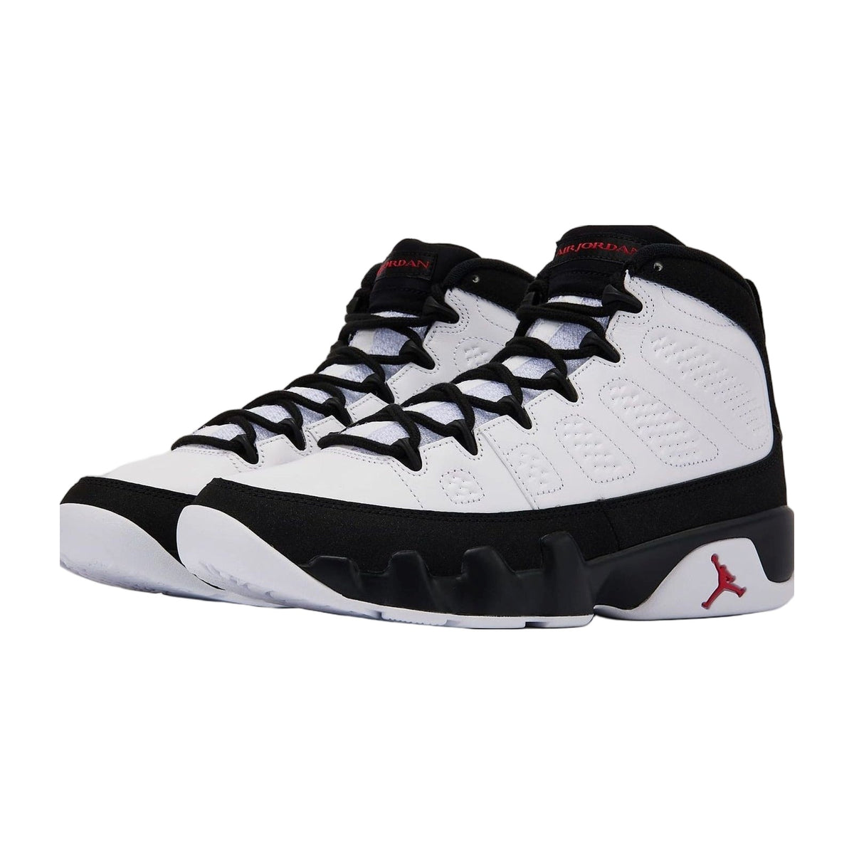 Nike Air Jordan 9 Retro — White/True Red/Black — view 2