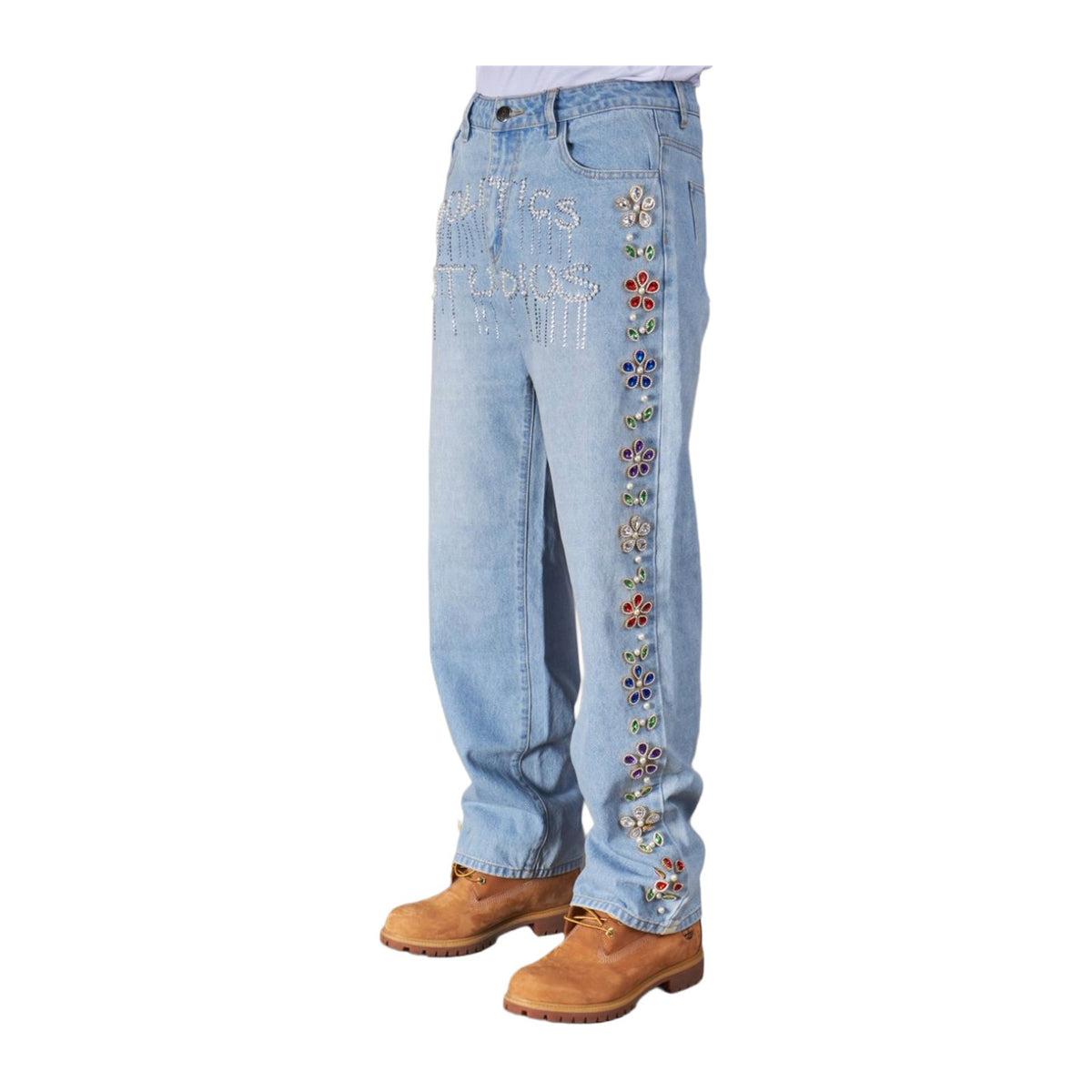 Politics "Quin 385" Embellished Jean — Light Blue — Politics — view 3