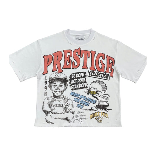 Prestige "Be Dope Act Dope Stay Dope" Tee — White — Prestige — view 2