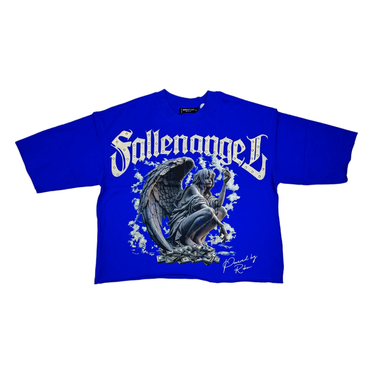 roku studio fallen angel tee royal blue