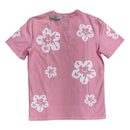 roku studio flower print tee pink