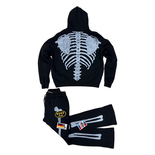 roku studio patches and bones hoodie set