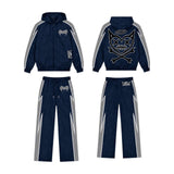Shattered Hearts Nylon Track Set — Blue/Grey