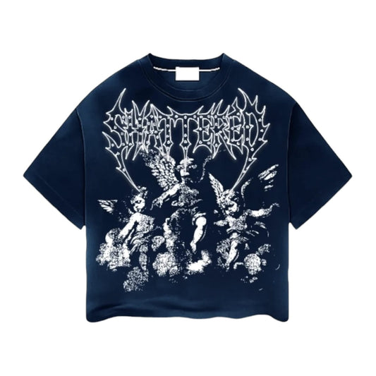 Shattered Hearts Baby Angel Tee — Purple — Shattered Hearts — view 2