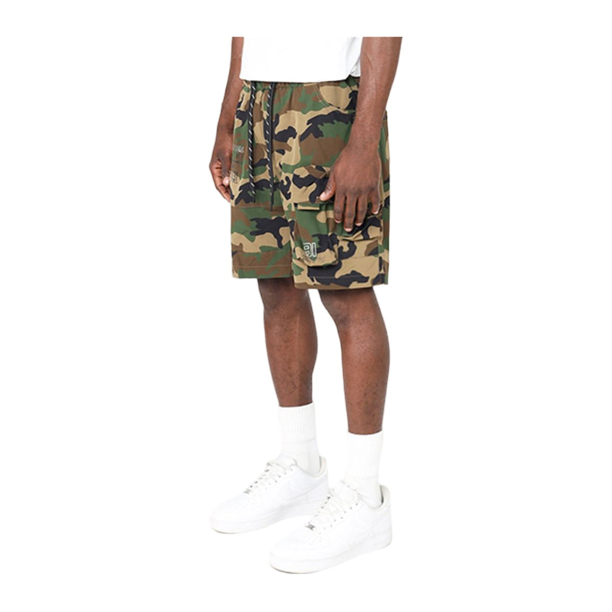 Smoke Rise New York Wood Camo Shorts — Smoke Rise New York — view 3