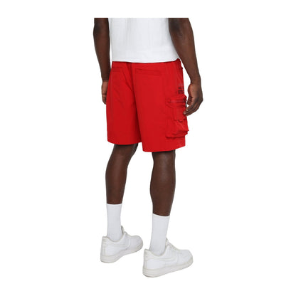 Smoke Rise "Spec" Nylon Cargo Short — Red — Smoke Rise New York — view 4