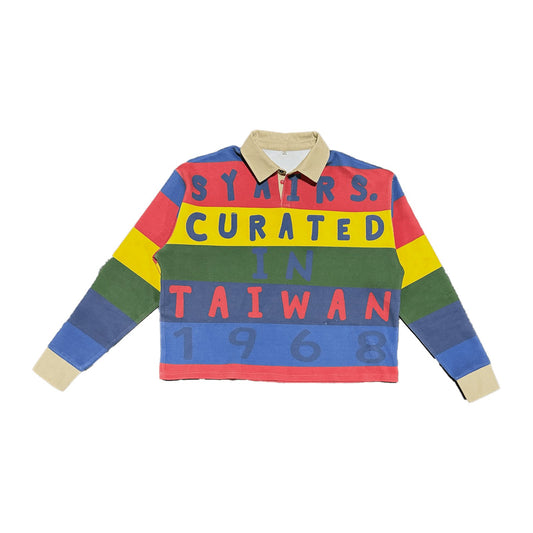 Syair Saihara Red Blue Yellow Green Long Sleeve Tee — Syair Saihara — view 2