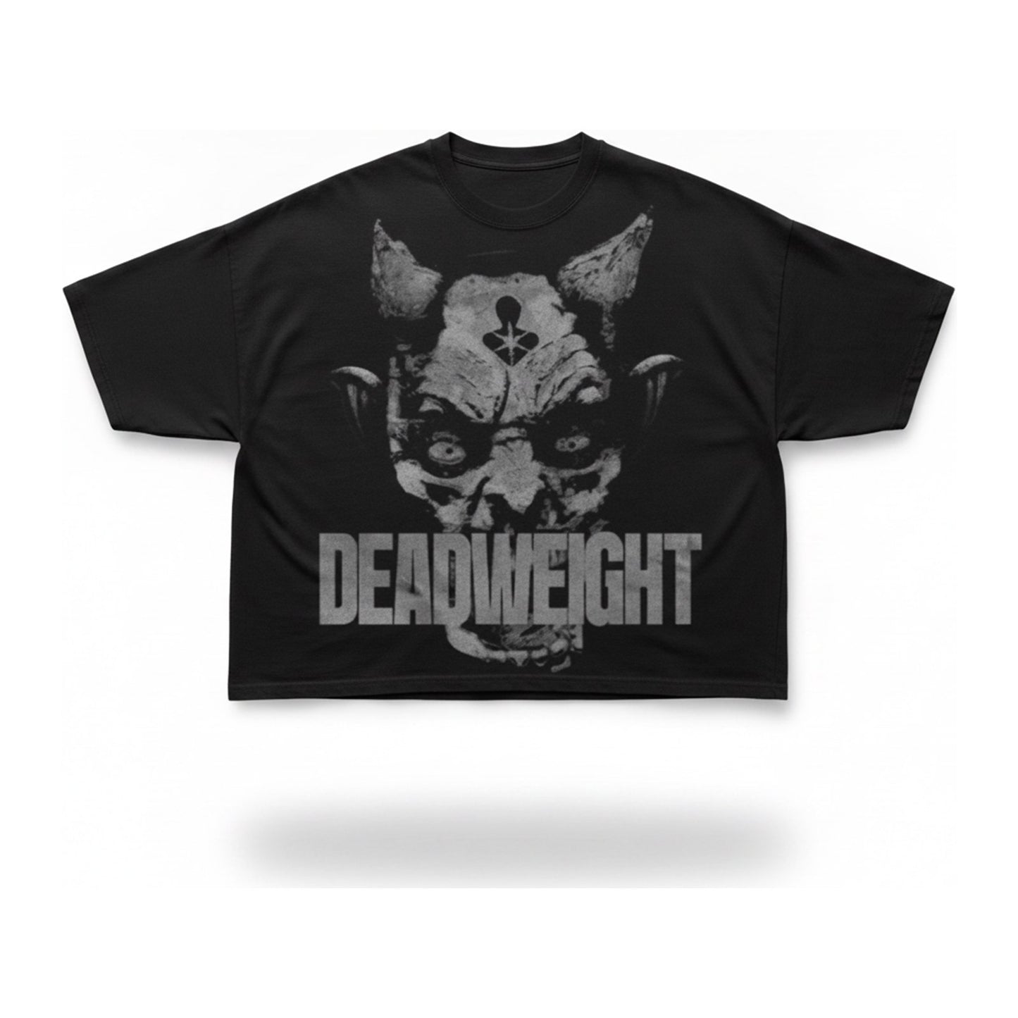 Syndicate "Deadweight" Demon Head Tee — Black - ghost mannequin