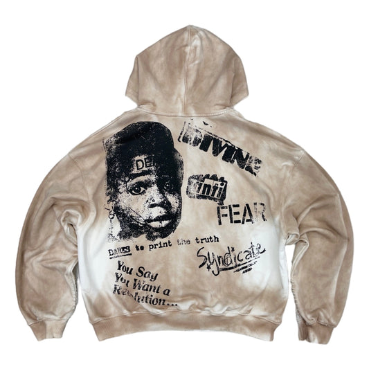 syndicate divine zip up brown