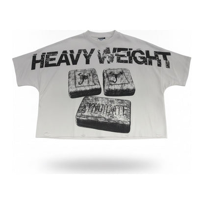 Syndicate "Heavy Weight" Scorpion Brick Tee — White - ghost mannequin