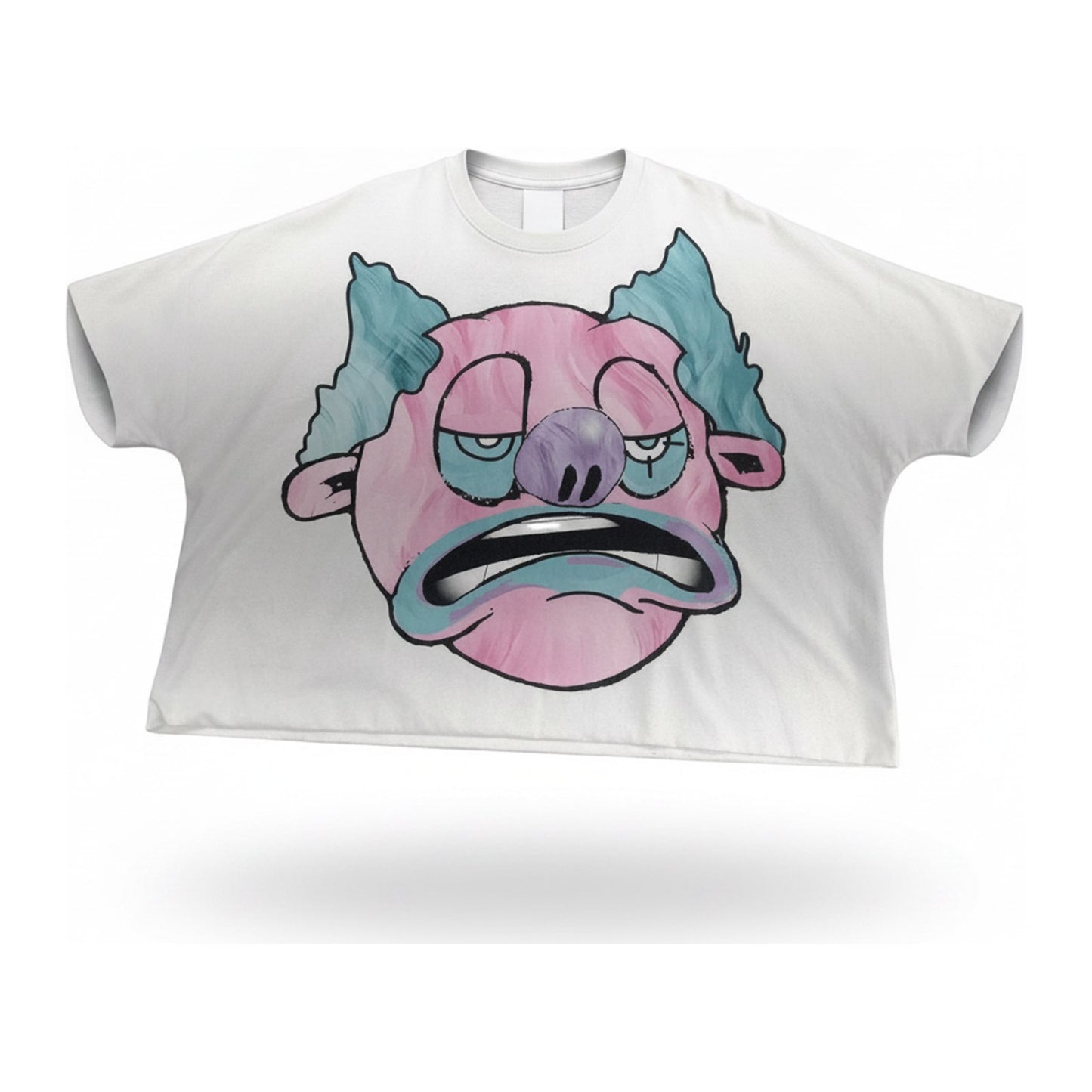 Syndicate "Milky Way" Character Tee — White/Pink - ghost mannequin
