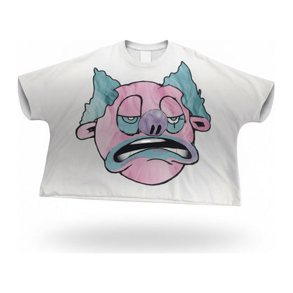 Syndicate "Milky Way" Character Tee — White/Pink - ghost mannequin