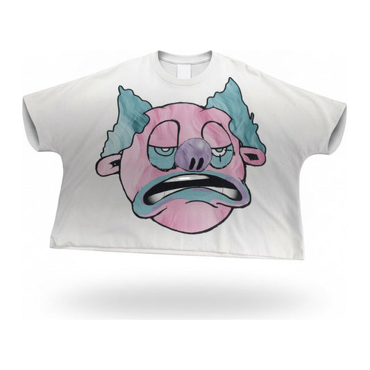 Syndicate "Milky Way" Character Tee — White/Pink - ghost mannequin