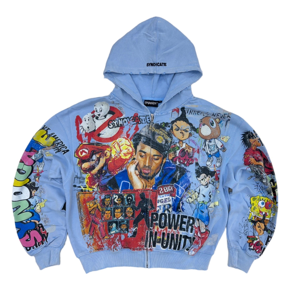 syndicate unity 2 0 zip up blue 2