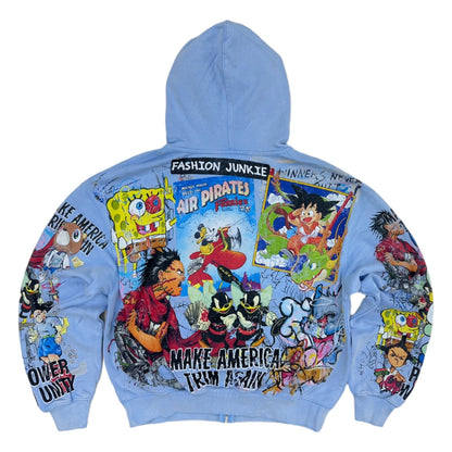 syndicate unity 2 0 zip up blue 2