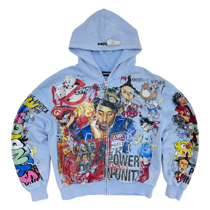 syndicate unity 2 0 zip up blue