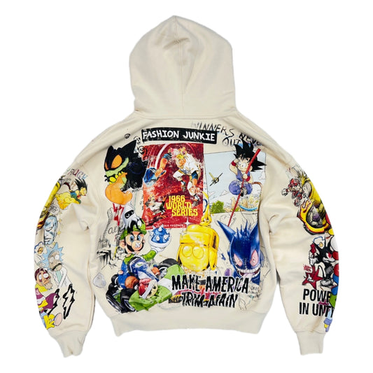 syndicate unity zip up beige