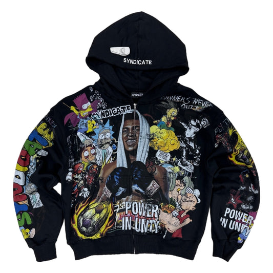 syndicate unity zip up black
