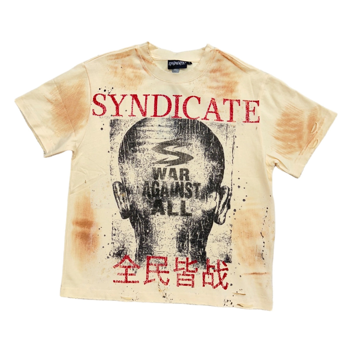 syndicate war against all tan tee